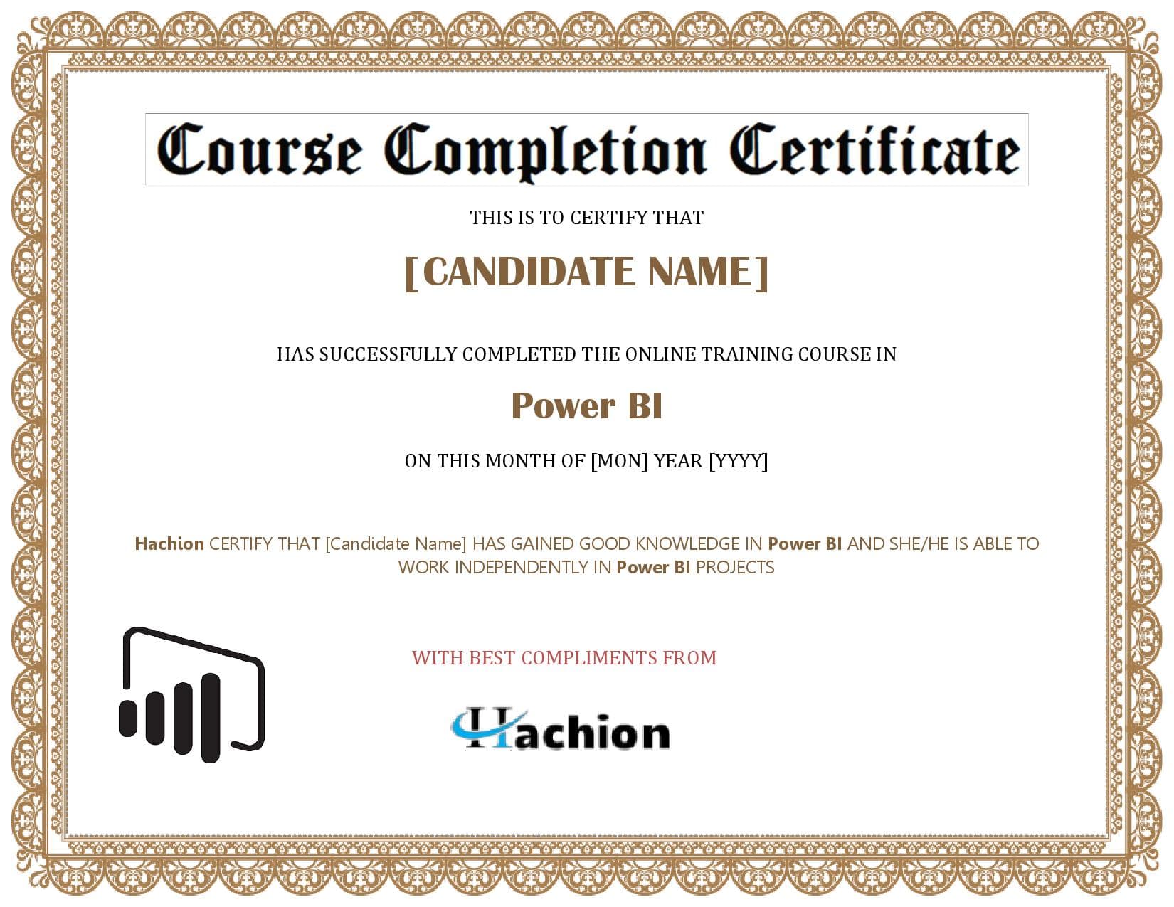 Power BI Course & Certification With 24X7 Support – Hachion