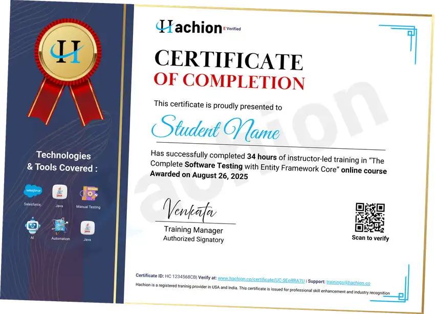 Certificate preview